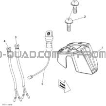 Lumière Indicateur Et Couvercle pour Can-am Toutes les cylindrées 2013 DS 90