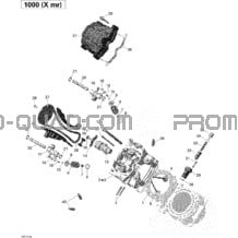 Culasse pour Can-am Toutes les cylindrées 2013 Outlander 1000EFI XMR