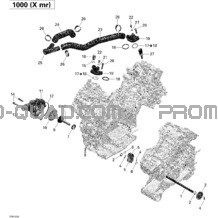 Refroidissement Moteur pour Can-am Toutes les cylindrées 2013 Outlander 1000EFI XMR