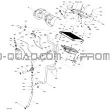 Système Refroidissement pour Can-am Toutes les cylindrées 2013 Outlander 1000EFI XMR