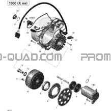 Magnéto Et Démarreur Électrique pour Can-am Toutes les cylindrées 2013 Outlander 1000EFI XMR