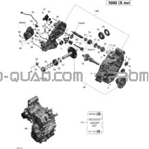 Boîte De Vitesses 1 pour Can-am Toutes les cylindrées 2013 Outlander 1000EFI XMR
