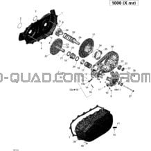 Poulie Menée pour Can-am Toutes les cylindrées 2013 Outlander 1000EFI XMR