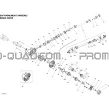 Système Entraînement Arrière pour Can-am Toutes les cylindrées 2013 Outlander 1000EFI XMR