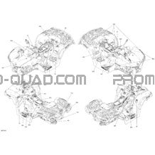 Décalques pour Can-am Toutes les cylindrées 2013 Outlander 1000EFI XMR