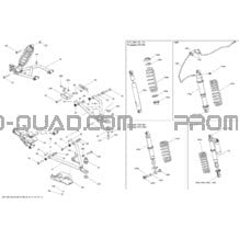 Suspension Avant pour Can-am Toutes les cylindrées 2013 P