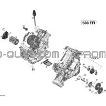 Lubrification Du Moteur pour Can-am Toutes les cylindrées 2013 Outlander 500EFI STD