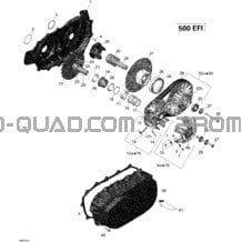 Poulie Menée pour Can-am Toutes les cylindrées 2013 Outlander 500EFI STD