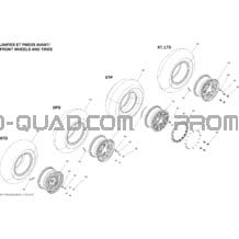 Roues Et Pneus Front pour Can-am Toutes les cylindrées 2013 Outlander 500EFI STD