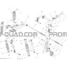 Suspension Arrière pour Can-am Toutes les cylindrées 2013 Outlander 500EFI STD