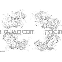Décalques pour Can-am Toutes les cylindrées 2013 Outlander 500EFI STD