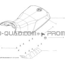 Siège pour Can-am Toutes les cylindrées 2013 Outlander 500EFI STD