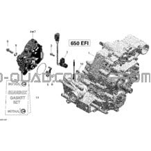 Boîte De Vitesses Ass Et Actuateur 4X4 pour Can-am Toutes les cylindrées 2013 Outlander 650EFI STD