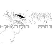 Système Refroidissement pour Can-am Toutes les cylindrées 2013 Outlander 650EFI XMR