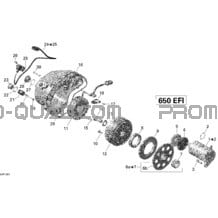 Magneto And Electric Starter Outlander XMR pour Can-am Toutes les cylindrées 2013 Outlander 650EFI XMR