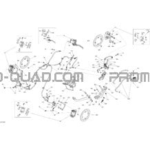 Freins pour Can-am Toutes les cylindrées 2013 Outlander 650EFI XMR
