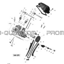 Culasse pour Can-am Toutes les cylindrées 2013 Outlander MAX 500EFI STD