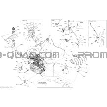 Moteur Et Support Moteur pour Can-am Toutes les cylindrées 2013 Outlander MAX 500EFI STD