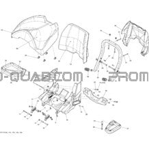 Siège Passenger pour Can-am Toutes les cylindrées 2013 Outlander MAX 500EFI STD