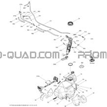 Système Alimentation pour Can-am Toutes les cylindrées 2013 Outlander MAX 650EFI STD