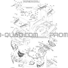 Carrosserie Et Accessoires 2 pour Can-am Toutes les cylindrées 2013 Outlander Max STD