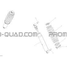 Suspension Avant _24C1411 pour Can-am Toutes les cylindrées 2014 Commander (Electric 9Kw) STD