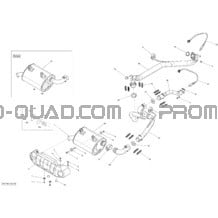 Système Échappement pour Can-am Toutes les cylindrées 2014 Commander 1000