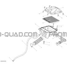 Admission Air pour Can-am Toutes les cylindrées 2014 Commander 1000