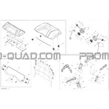 Carrosserie Et Accessoires KIT pour Can-am Toutes les cylindrées 2014 Commander 1000