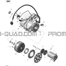 Magnéto Et Démarreur Électrique pour Can-am Toutes les cylindrées 2014 Commander 800 STD