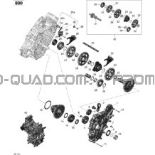 Boîte De Vitesses 2 pour Can-am Toutes les cylindrées 2014 Commander 800 STD