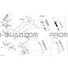 Suspension Avant pour Can-am Toutes les cylindrées 2014 Commander 800 STD