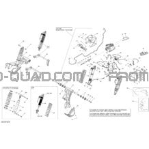 Suspension Arrière pour Can-am Toutes les cylindrées 2014 Commander 800 STD