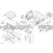 Boîte De Rangement Arrière pour Can-am Toutes les cylindrées 2014 Commander 800 STD