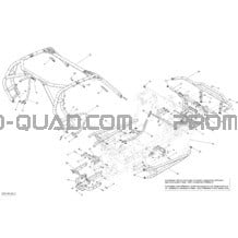 Châssis pour Can-am Toutes les cylindrées 2014 Commander 800 STD