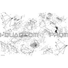 Habitacle pour Can-am Toutes les cylindrées 2014 Commander 800 STD
