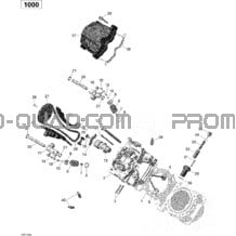 Culasse pour Can-am Toutes les cylindrées 2014 Commander MAX 1000_DPS