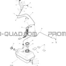 Fuel System _14C1404 pour Can-am Toutes les cylindrées 2014 Commander MAX 1000_DPS