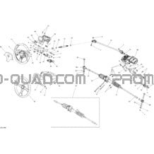 Steering _23C1404 pour Can-am Toutes les cylindrées 2014 Commander MAX 1000_DPS