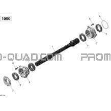 Arbre Entraînement _56R1430 pour Can-am Toutes les cylindrées 2014 Commander MAX 1000_DPS