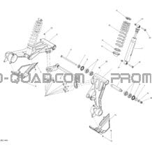Rear Suspension _26C1404 pour Can-am Toutes les cylindrées 2014 Commander MAX 1000_DPS