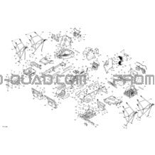 Cab Interior _77C1404 pour Can-am Toutes les cylindrées 2014 Commander MAX 1000_DPS