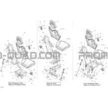 Seat _29C1404 pour Can-am Toutes les cylindrées 2014 Commander MAX 1000_DPS