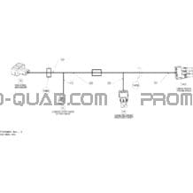 Câblage Électrique Rear Europe_15C1405c pour Can-am Toutes les cylindrées 2014 DPS