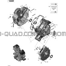 Carter pour Can-am Toutes les cylindrées 2014 Maverick 1000