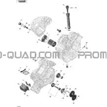Lubrification Du Moteur pour Can-am Toutes les cylindrées 2014 Maverick 1000
