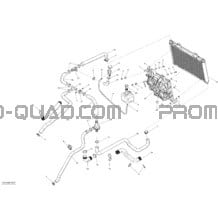 Système Refroidissement pour Can-am Toutes les cylindrées 2014 Maverick 1000