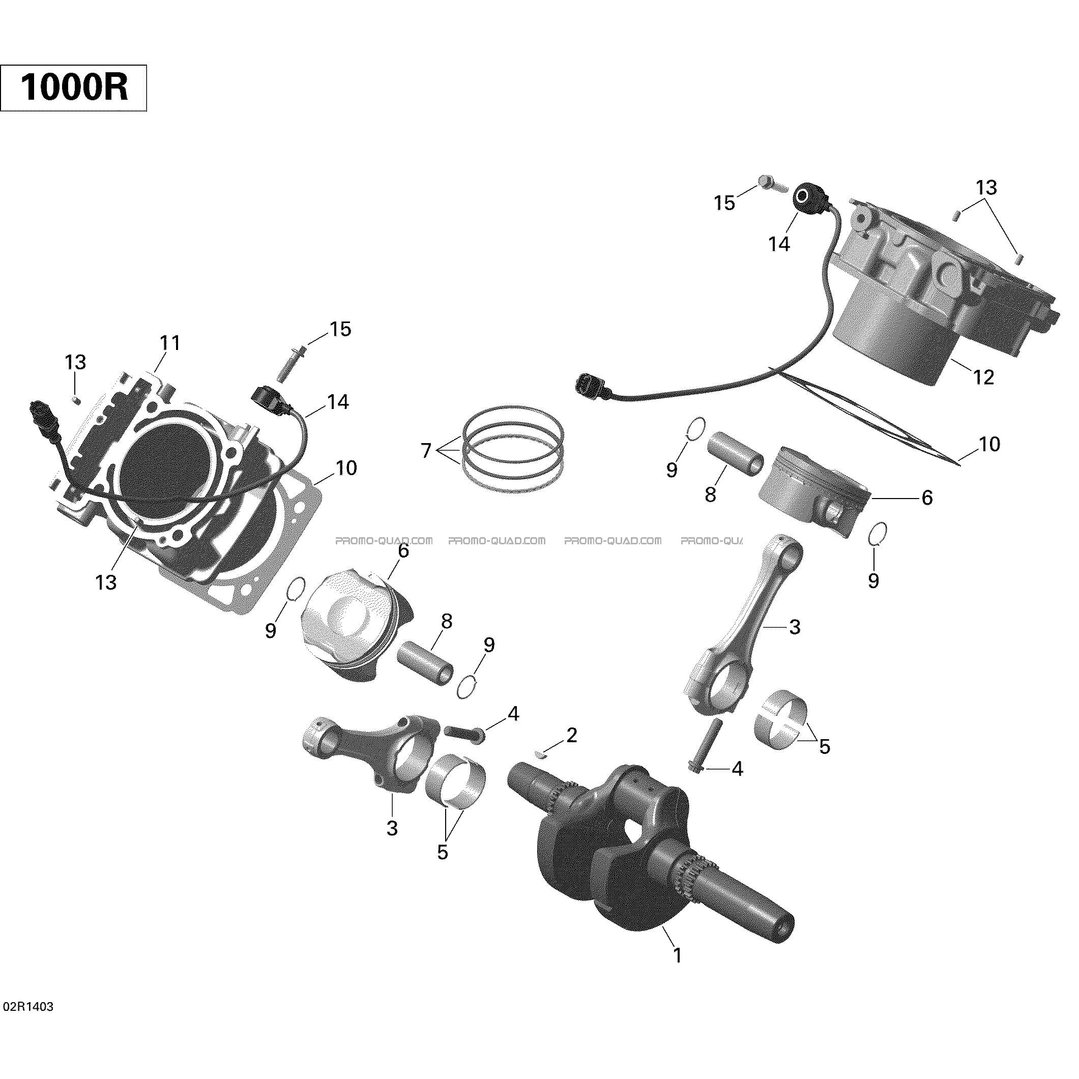 Vilebrequin  Can-am  2014 Toutes les cylindrées  pièces OEMVilebrequin  Can-am  2014 Toutes les cylindrées  pièces OEM