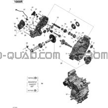 Boîte De Vitesses 1 pour Can-am Toutes les cylindrées 2014 Maverick 1000