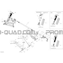 Suspension Arrière pour Can-am Toutes les cylindrées 2014 Maverick 1000
